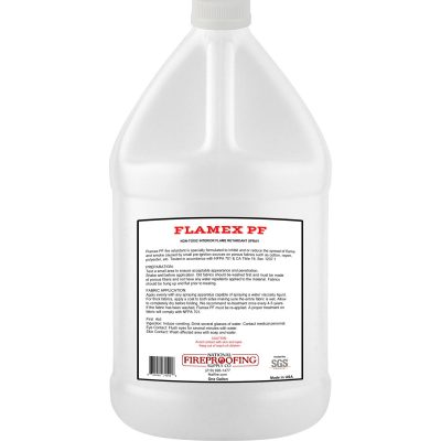 use flamex pf fire retardant for fabric to comply with nfpa 701