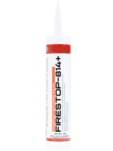 Firestop 814 Plus intumescent caulk has been ul tested for a 4 hour fire rating