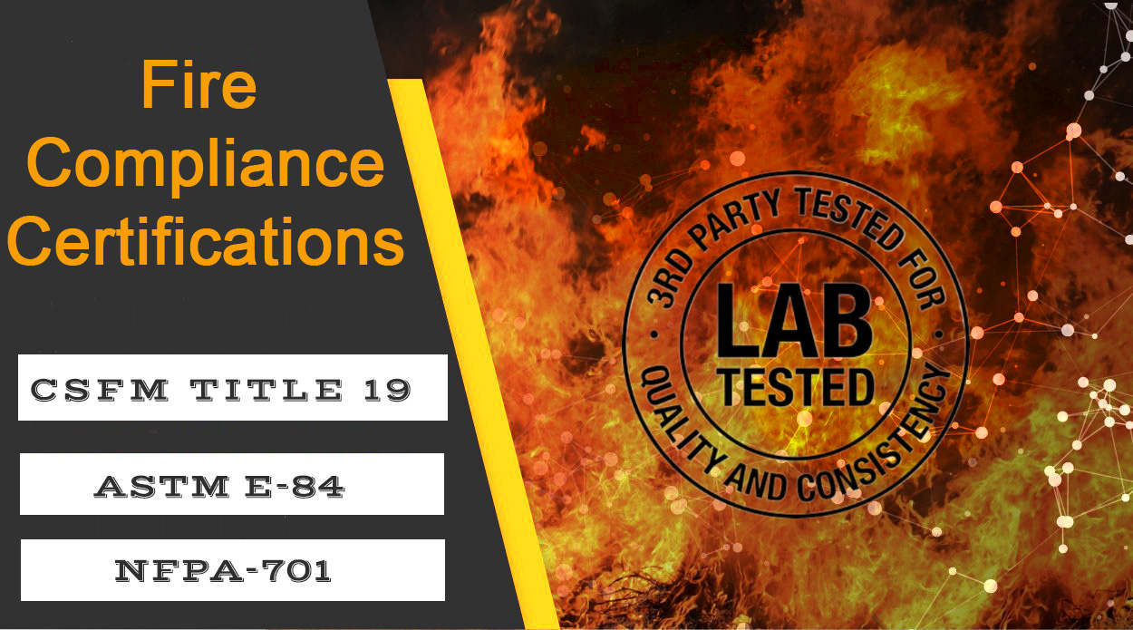 our fire retardant spray formulas and fire retardant additives are non-toxic and lab tested