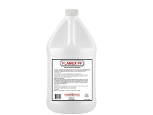 flamex pf is the best product to treat fabrics against fire. nfpa 701 compliant