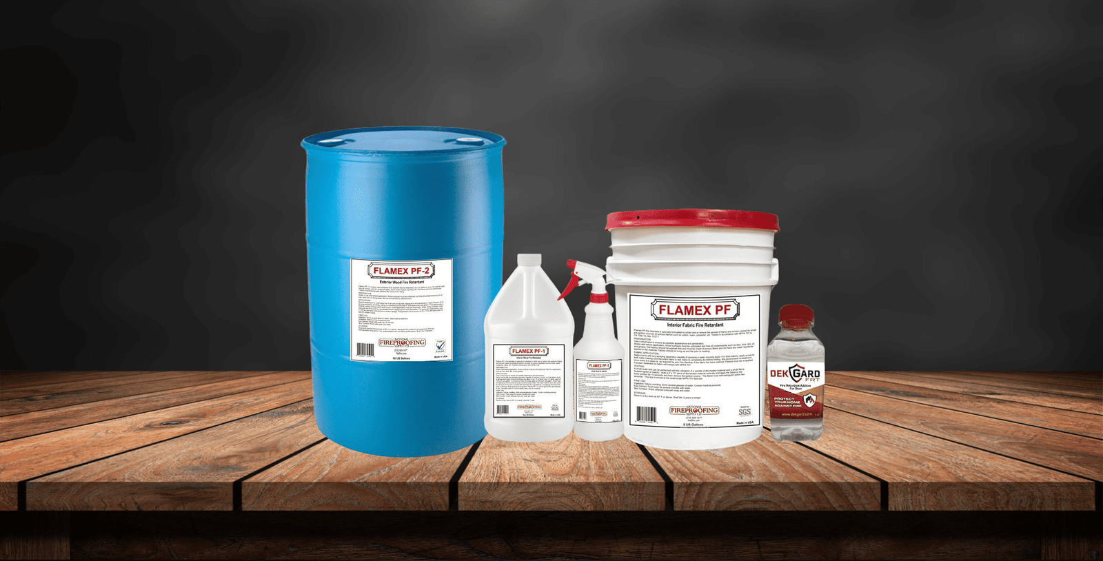 best fire retardant for fabric, wood, straw and paper